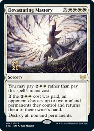 Devastating Mastery [Strixhaven: School of Mages Prerelease Promos] | Odin's Place