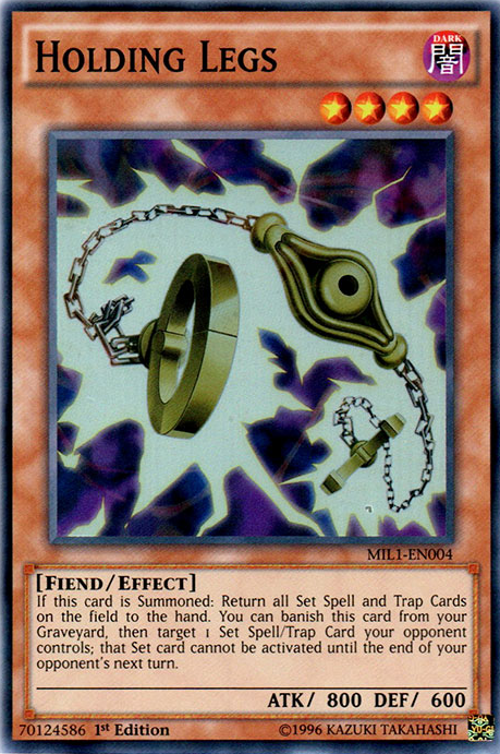 Holding Legs [MIL1-EN004] Super Rare | Odin's Place