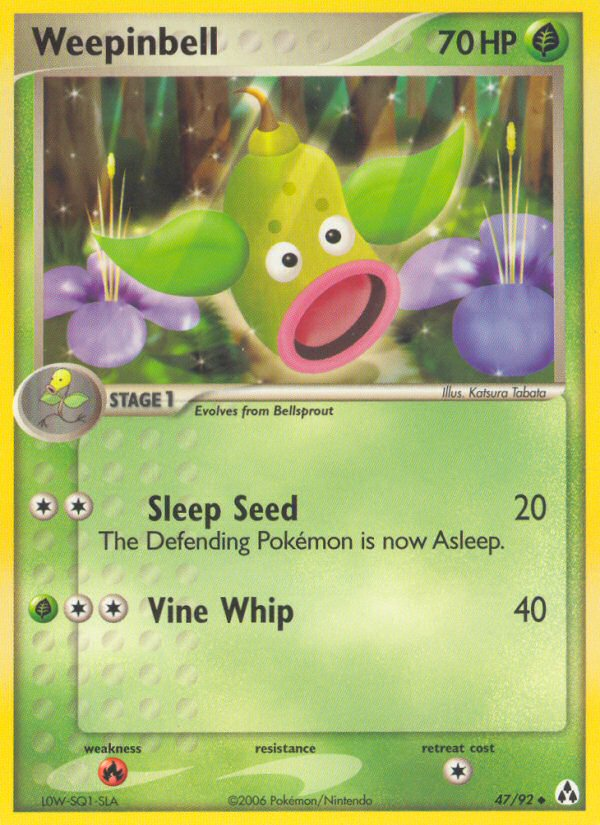 Weepinbell (47/92) [EX: Legend Maker] | Odin's Place
