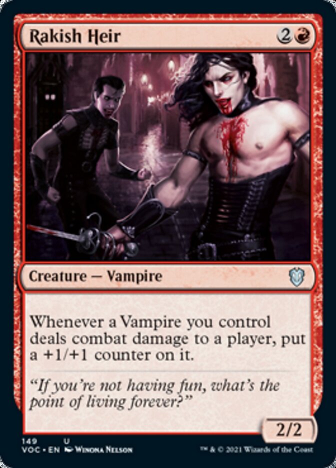 Rakish Heir [Innistrad: Crimson Vow Commander] | Odin's Place