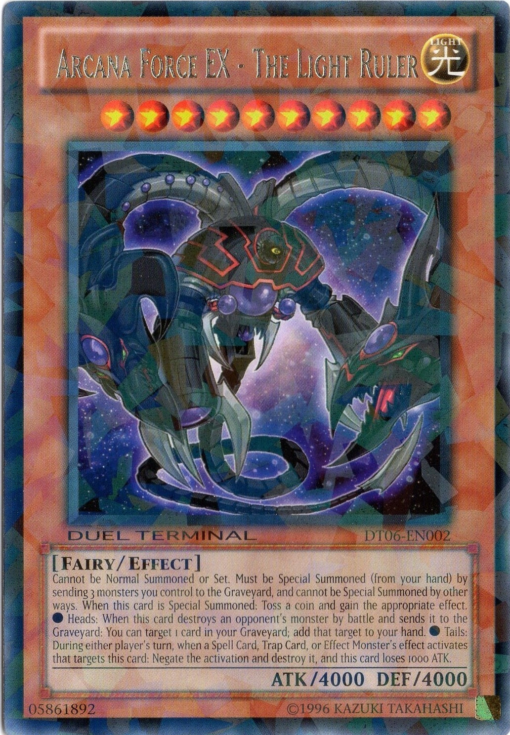 Arcana Force EX - The Light Ruler [DT06-EN002] Common | Odin's Place