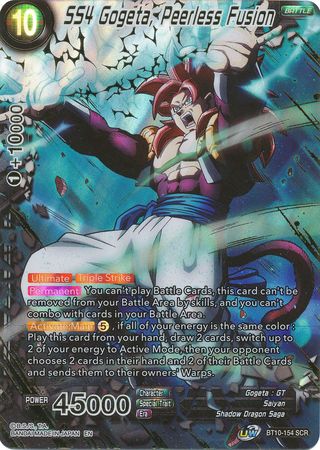 SS4 Gogeta, Peerless Fusion (BT10-154) [Rise of the Unison Warrior] | Odin's Place