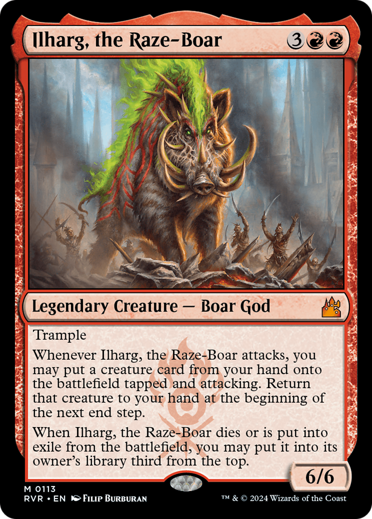 Ilharg, the Raze-Boar [Ravnica Remastered] | Odin's Place