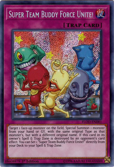 Super Team Buddy Force Unite! [FLOD-EN081] Secret Rare | Odin's Place