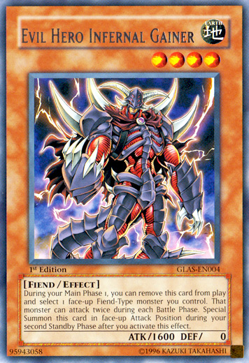 Evil Hero Infernal Gainer [GLAS-EN004] Rare | Odin's Place
