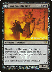 Ravenous Demon // Archdemon of Greed [Dark Ascension Prerelease Promos] | Odin's Place