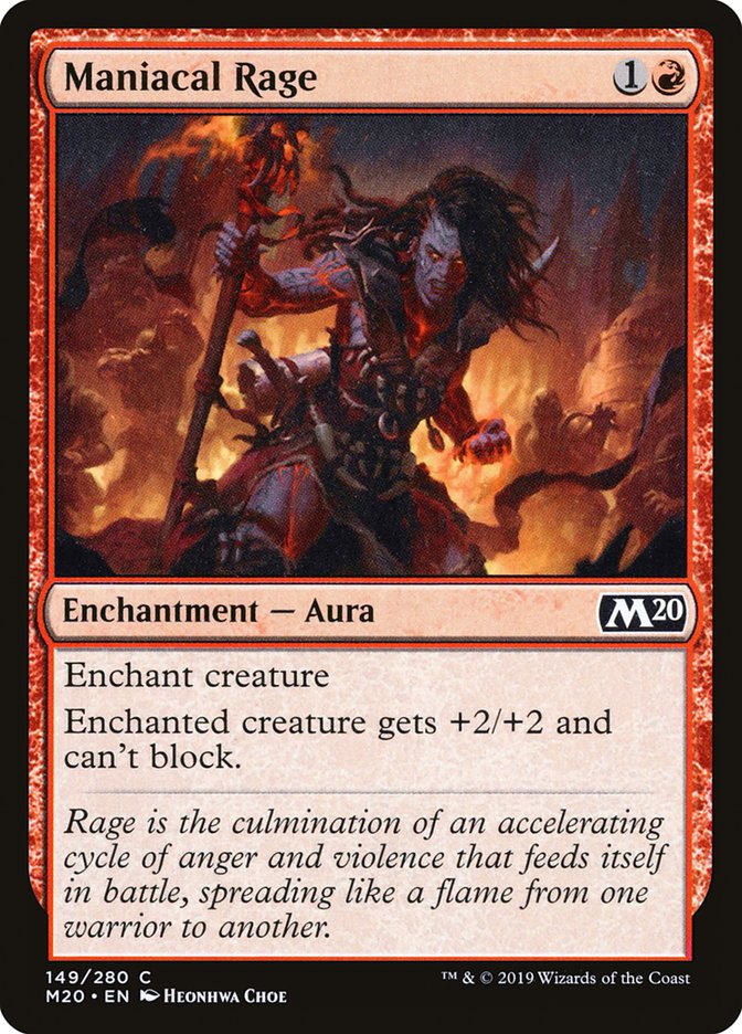 Maniacal Rage [Core Set 2020] | Odin's Place