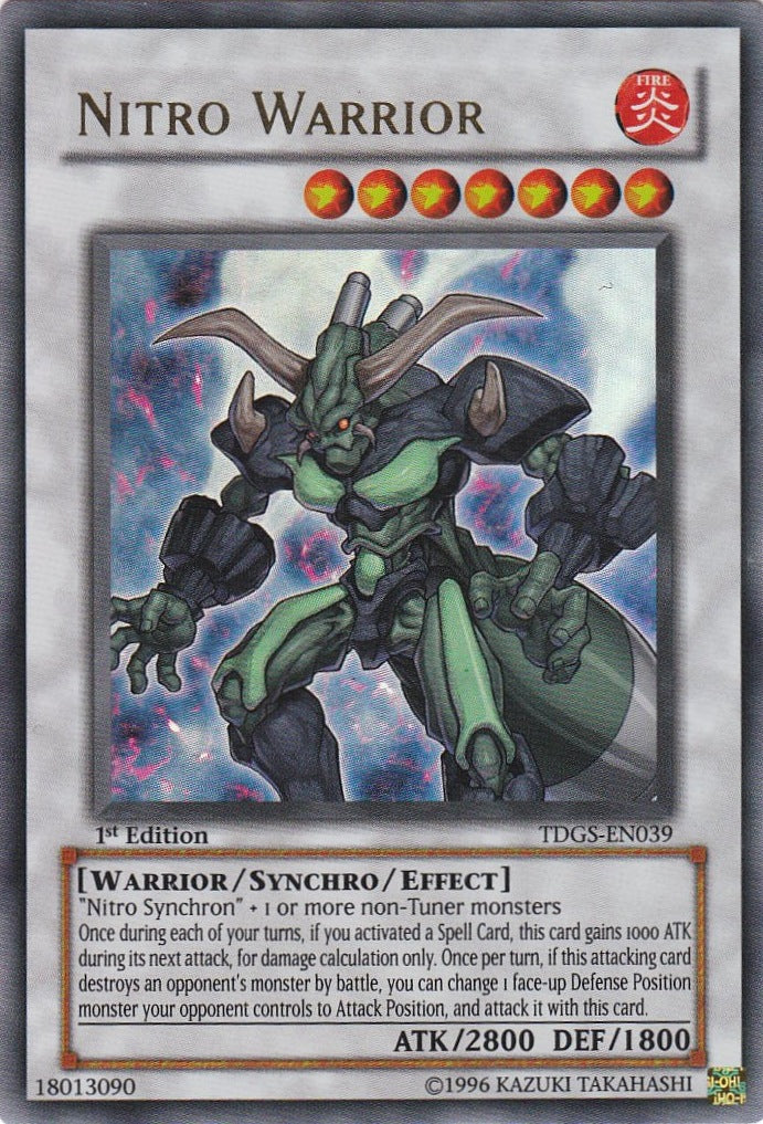 Nitro Warrior [TDGS-EN039] Ultra Rare | Odin's Place