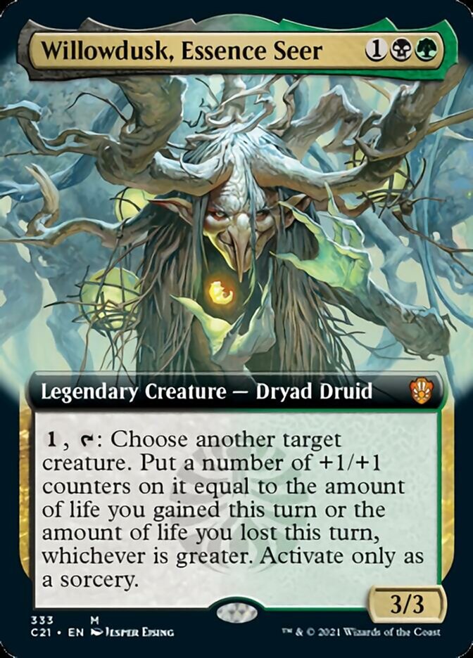 Willowdusk, Essence Seer (Extended Art) [Commander 2021] | Odin's Place