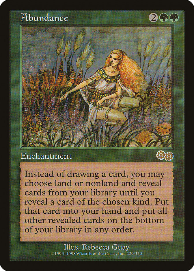 Abundance (229) [Urza's Saga] | Odin's Place