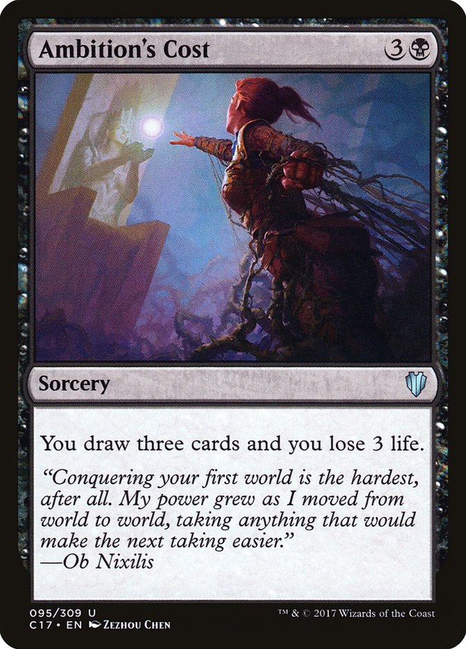 Ambition's Cost (95) [Commander 2017] | Odin's Place