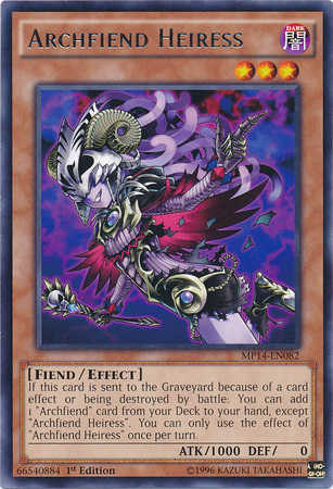 Archfiend Heiress [MP14-EN082] Rare | Odin's Place
