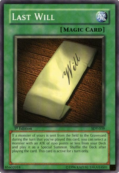 Last Will [SDY-039] Common | Odin's Place