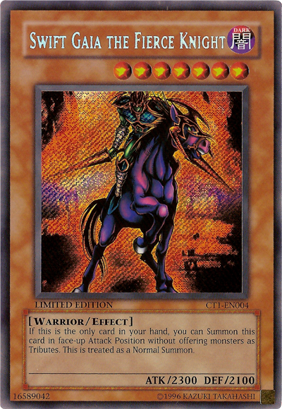 Swift Gaia the Fierce Knight [CT1-EN004] Secret Rare | Odin's Place