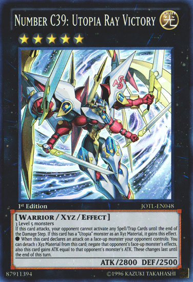 Number C39: Utopia Ray Victory [JOTL-EN048] Super Rare | Odin's Place