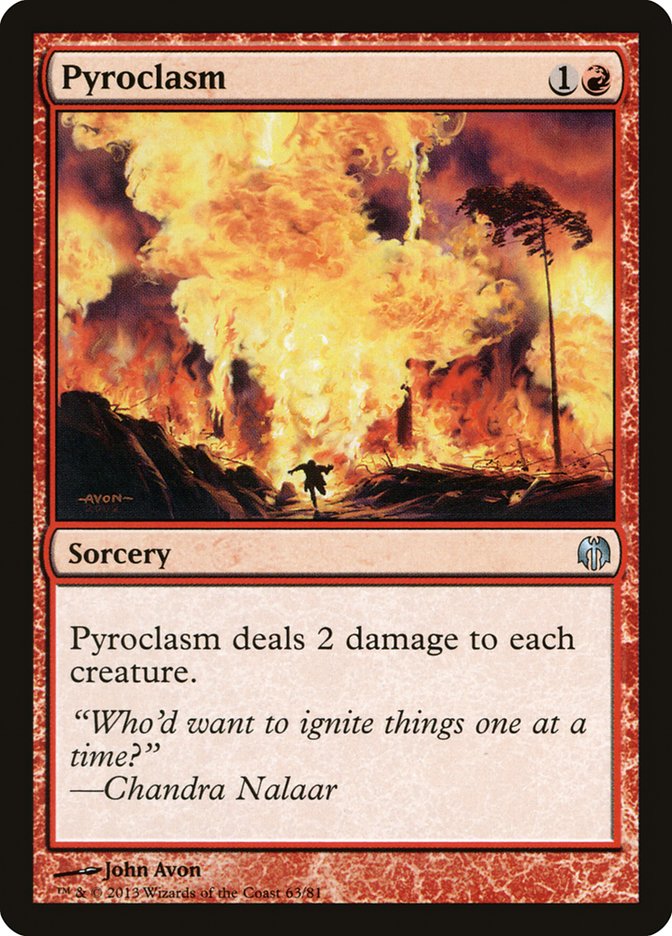 Pyroclasm (63) [Duel Decks: Heroes vs. Monsters] | Odin's Place