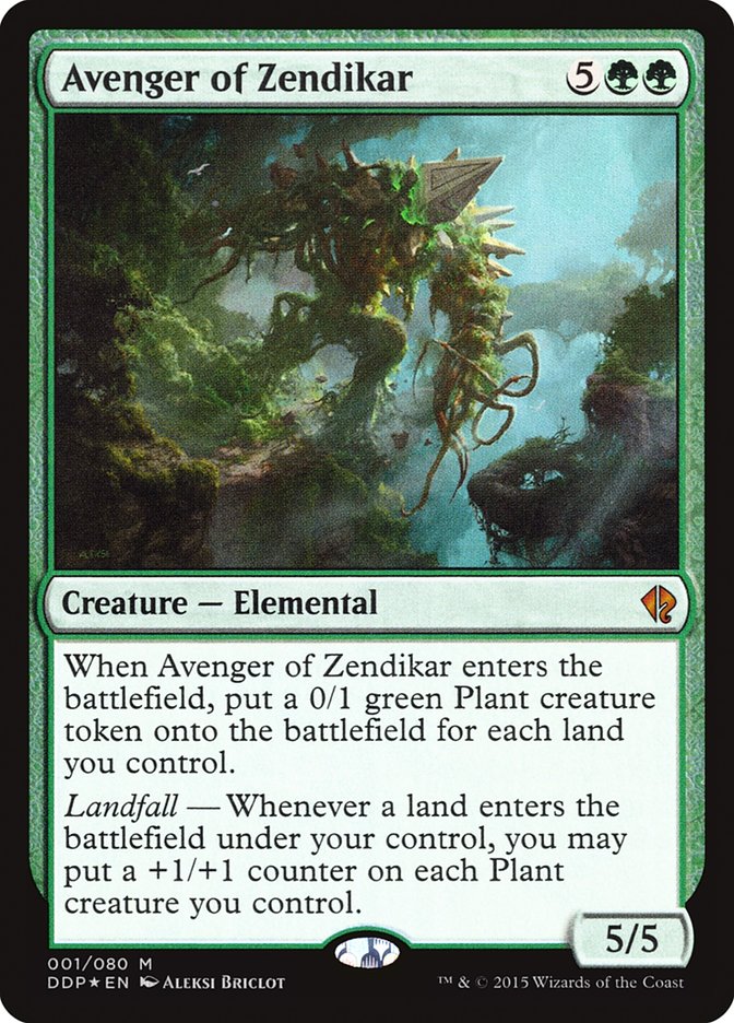Avenger of Zendikar (1) [Duel Decks: Zendikar vs. Eldrazi] | Odin's Place