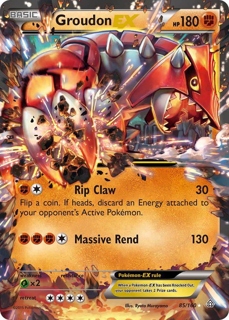 Groudon EX (85/160) [XY: Primal Clash] | Odin's Place