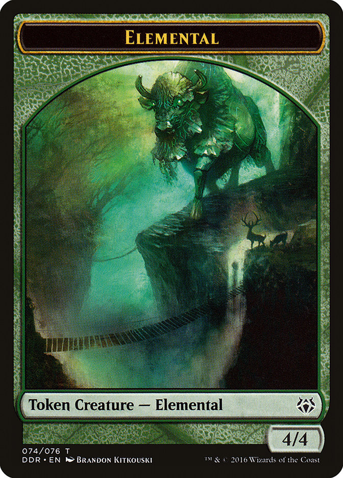 Elemental Token (74) [Duel Decks: Nissa vs. Ob Nixilis] | Odin's Place