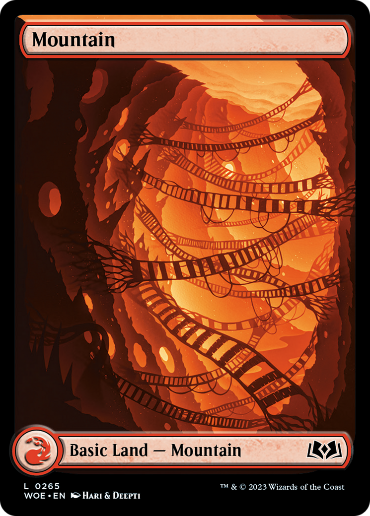 Mountain (265) (Full-Art) [Wilds of Eldraine] | Odin's Place