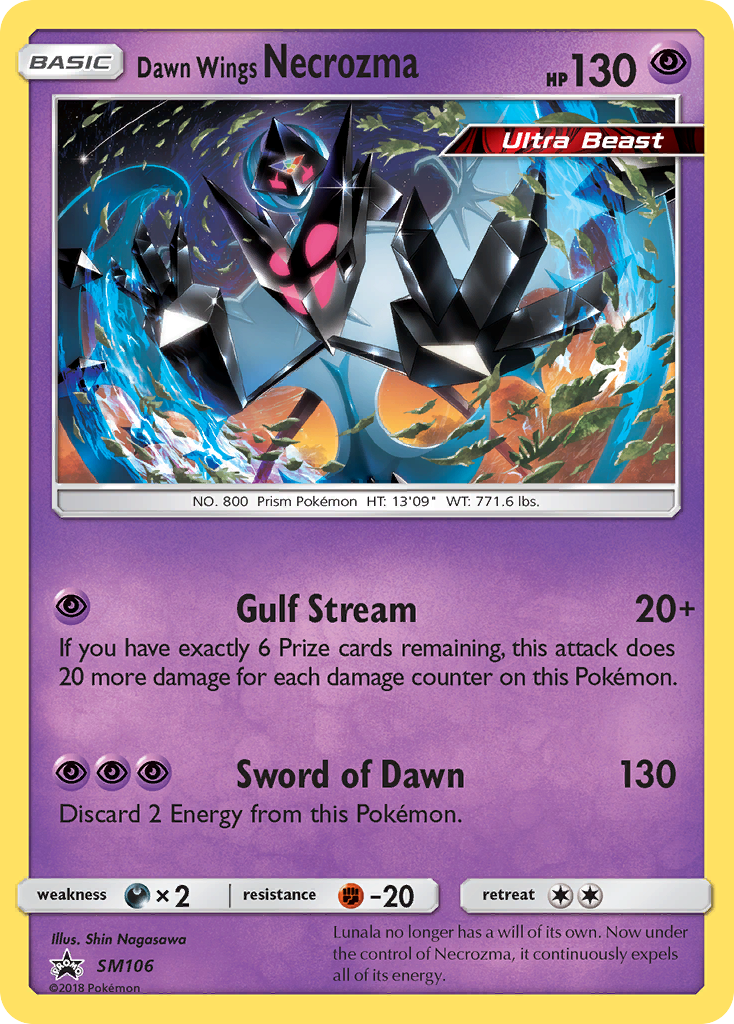 Dawn Wings Necrozma (SM106) [Sun & Moon: Black Star Promos] | Odin's Place