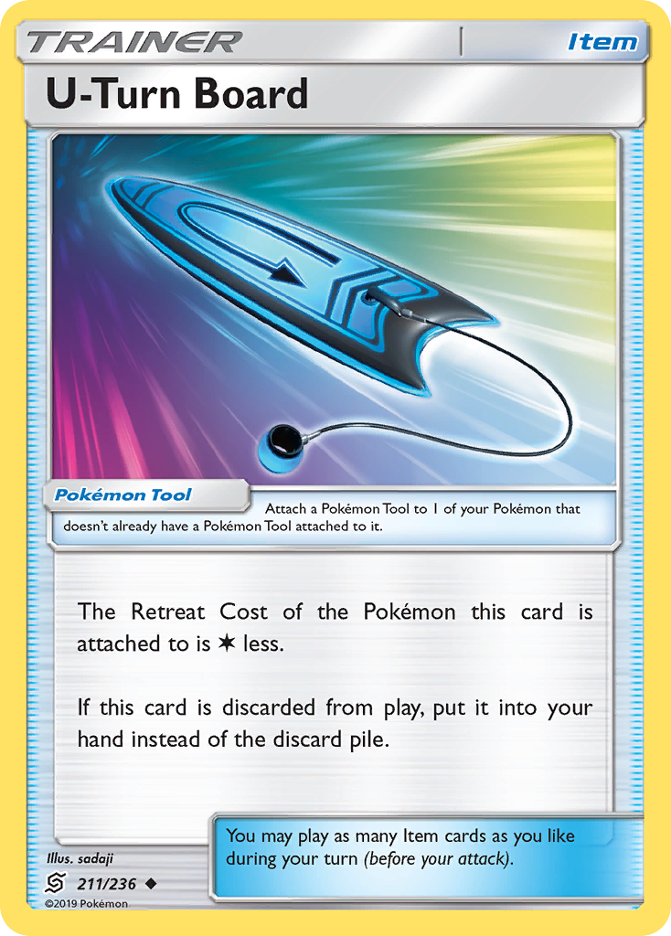 U-Turn Board (211/236) [Sun & Moon: Unified Minds] | Odin's Place