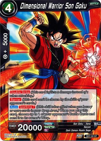 Dimensional Warrior Son Goku (Starter Deck - Shenron's Advent) (SD7-02) [Miraculous Revival] | Odin's Place