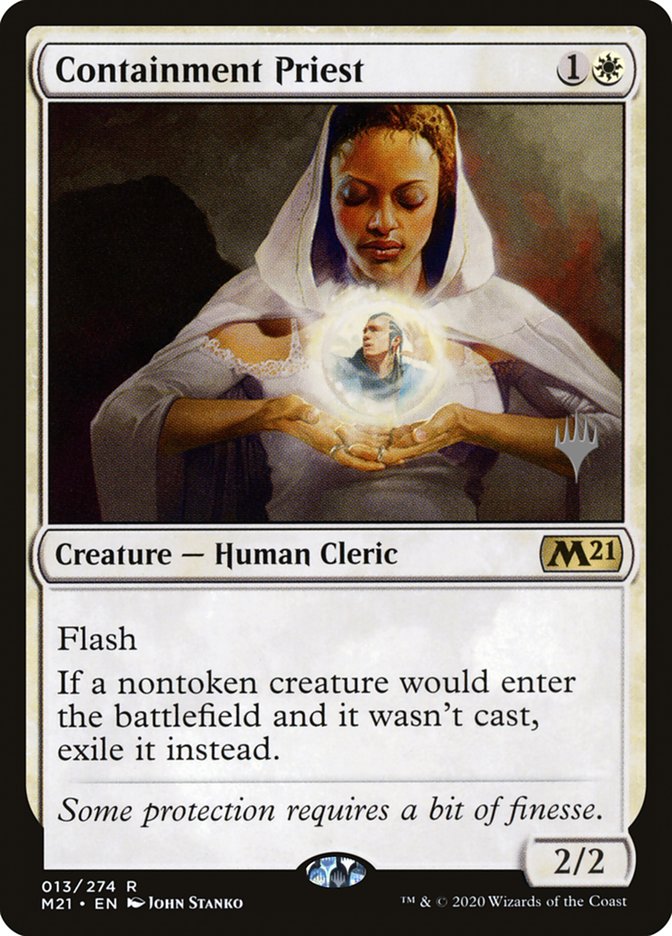 Containment Priest (Promo Pack) [Core Set 2021 Promos] | Odin's Place
