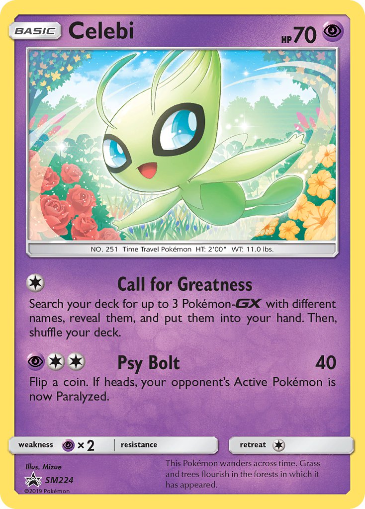 Celebi (SM224) [Sun & Moon: Black Star Promos] | Odin's Place