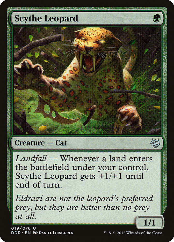 Scythe Leopard (19) [Duel Decks: Nissa vs. Ob Nixilis] | Odin's Place