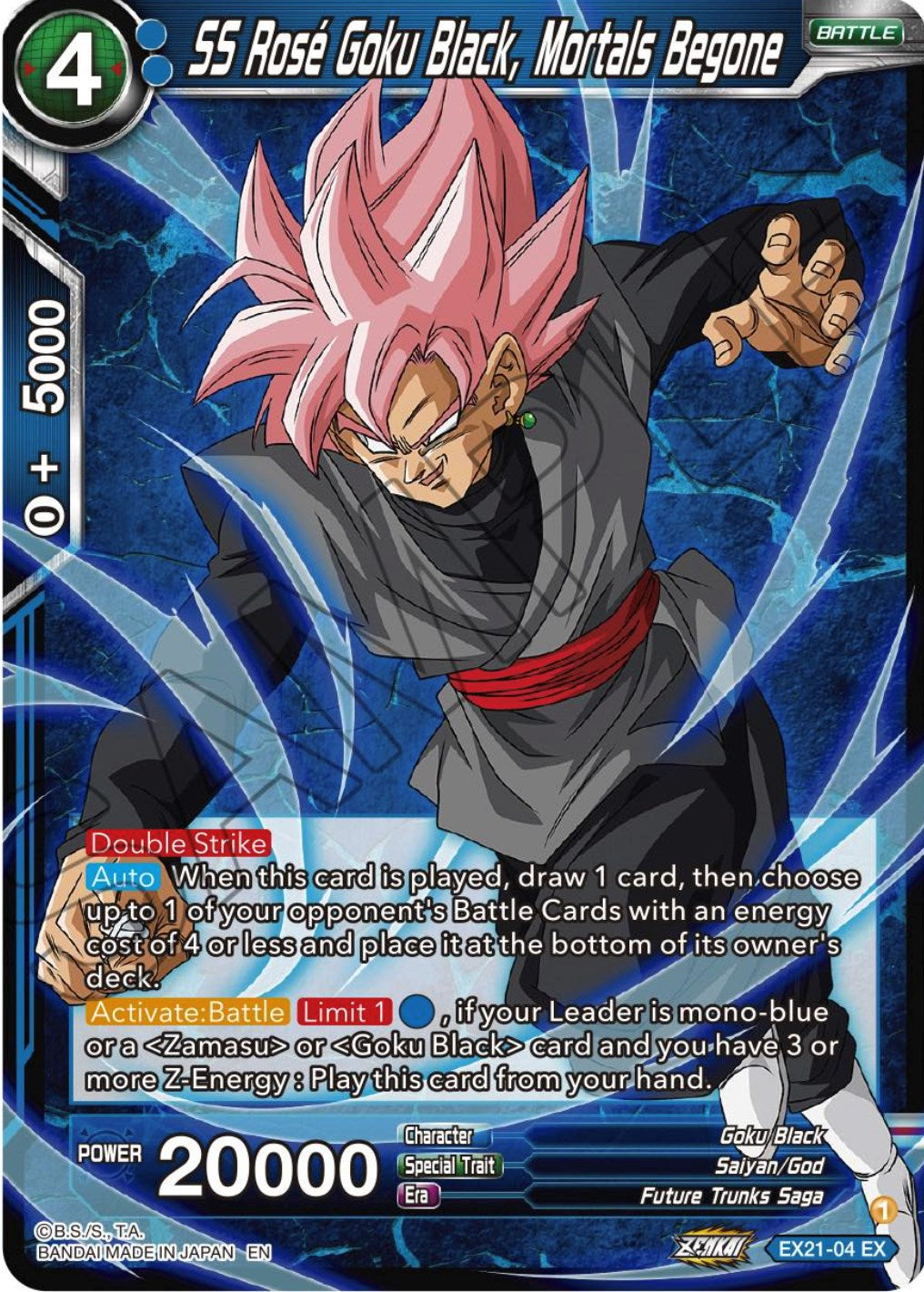 SS Rose Goku Black, Mortals Begone (EX21-04) [5th Anniversary Set] | Odin's Place
