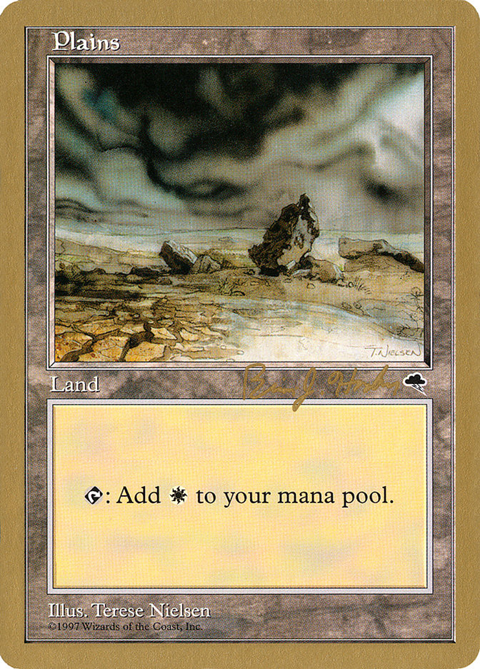 Plains (bh331) (Brian Hacker) [World Championship Decks 1998] | Odin's Place