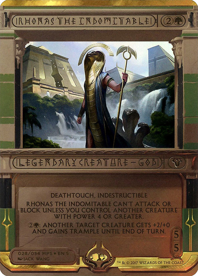 Rhonas the Indomitable (28) (Invocation) [Amonkhet Invocations] | Odin's Place