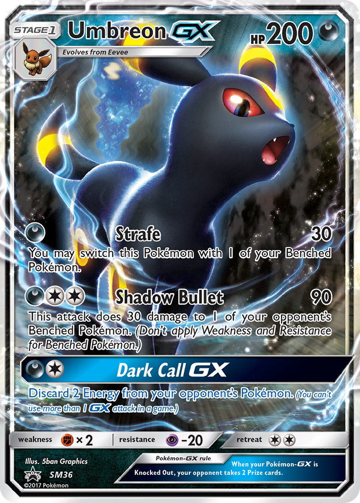 Umbreon GX (SM36) [Sun & Moon: Black Star Promos] | Odin's Place