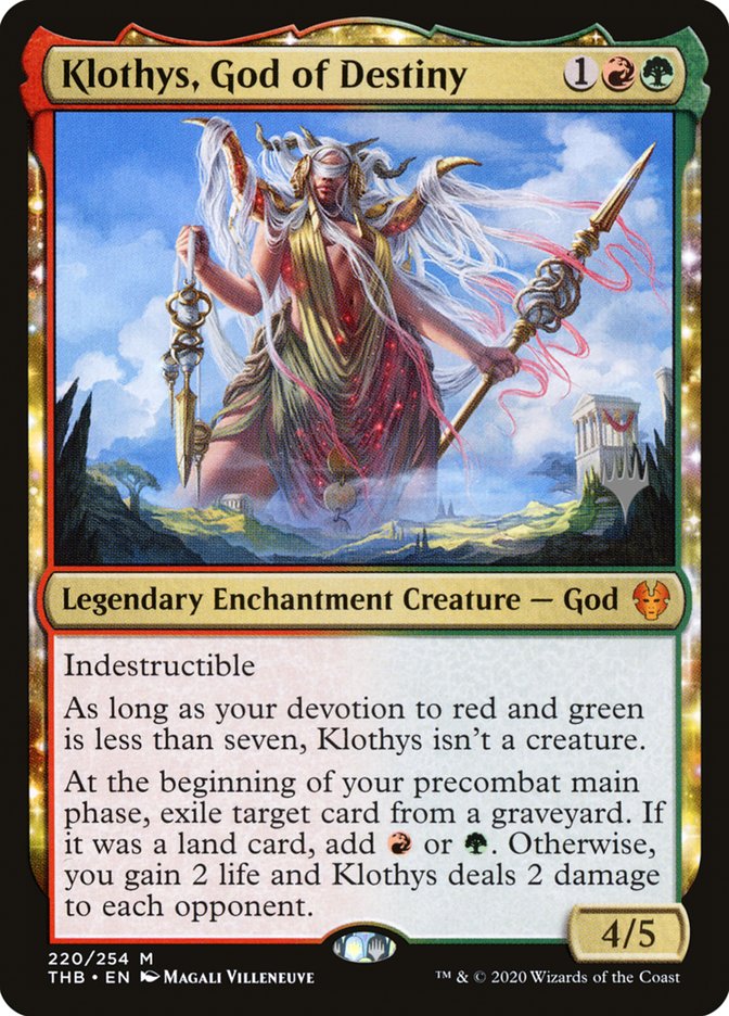 Klothys, God of Destiny (Promo Pack) [Theros Beyond Death Promos] | Odin's Place