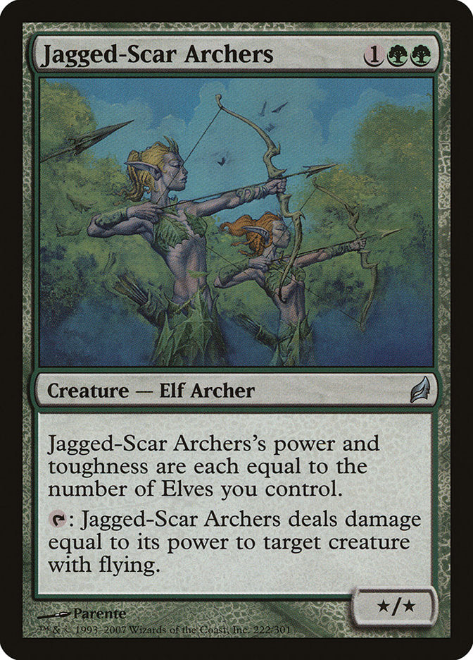 Jagged-Scar Archers (222) [Lorwyn] | Odin's Place