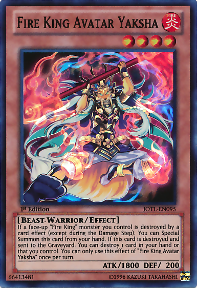 Fire King Avatar Yaksha [JOTL-EN095] Super Rare | Odin's Place
