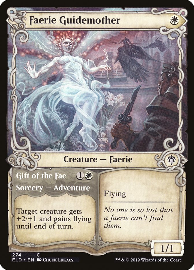 Faerie Guidemother // Gift of the Fae (Showcase) [Throne of Eldraine] | Odin's Place
