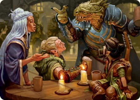 You Meet in a Tavern Art Card [Dungeons & Dragons: Adventures in the Forgotten Realms Art Series] | Odin's Place