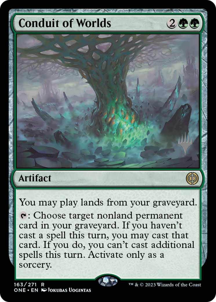 Conduit of Worlds (Promo Pack) [Phyrexia: All Will Be One Promos] | Odin's Place