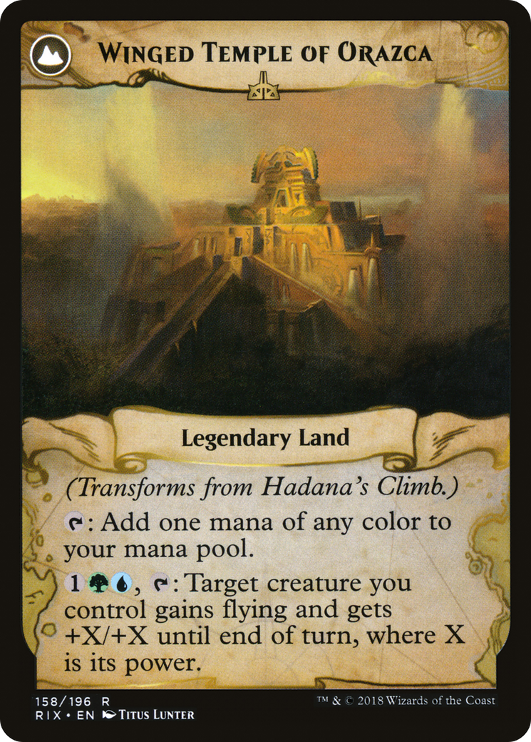 Hadana's Climb // Winged Temple of Orazca [Secret Lair: From Cute to Brute] | Odin's Place