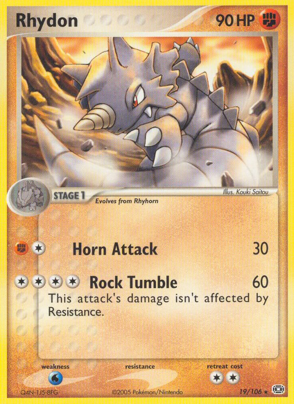 Rhydon (19/106) [EX: Emerald] | Odin's Place