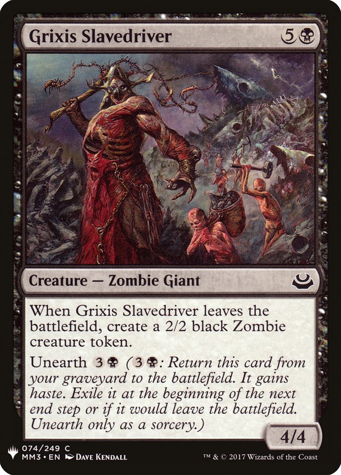 Grixis Slavedriver [Mystery Booster] | Odin's Place