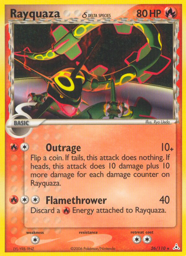 Rayquaza (26/110) (Delta Species) [EX: Holon Phantoms] | Odin's Place