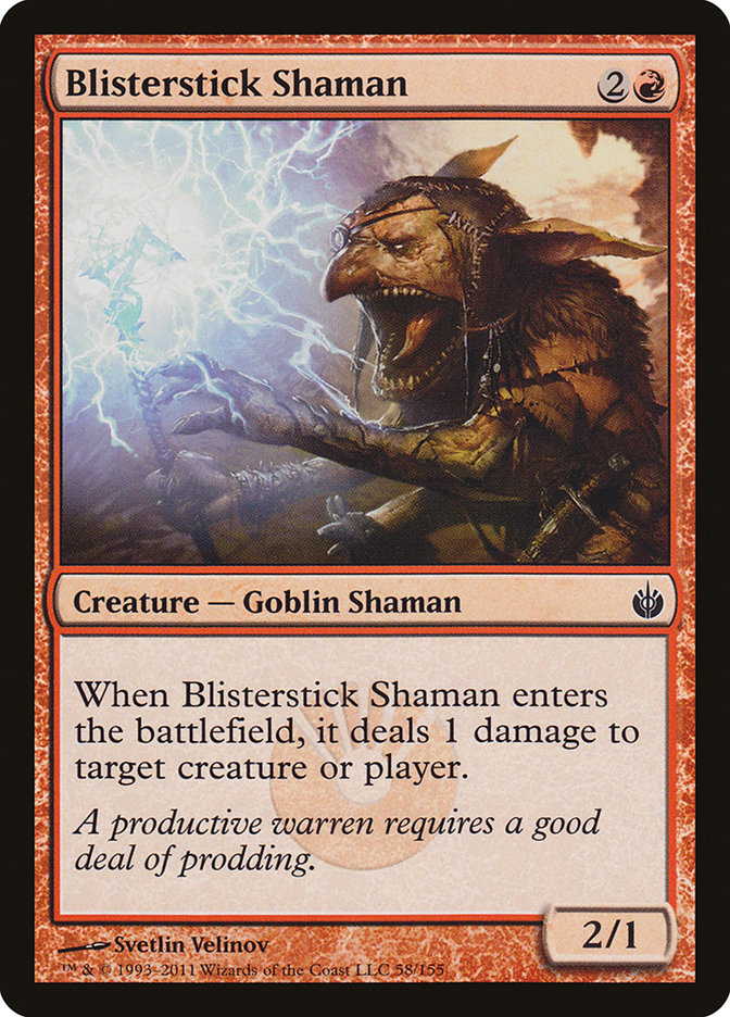 Blisterstick Shaman (58) [Mirrodin Besieged] | Odin's Place