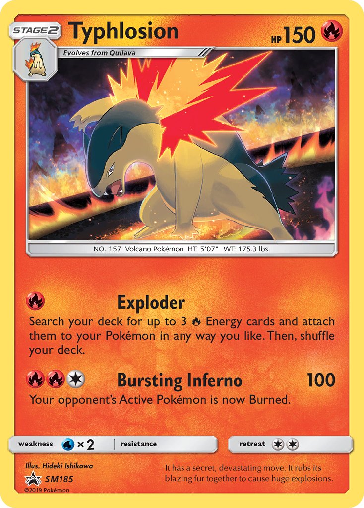 Typhlosion (SM185) [Sun & Moon: Black Star Promos] | Odin's Place