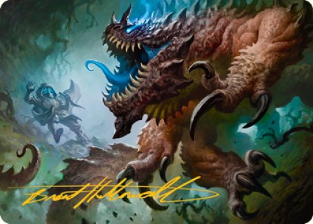 Basilisk Art Card (Gold-Stamped Signature) [Dungeons & Dragons: Adventures in the Forgotten Realms Art Series] | Odin's Place