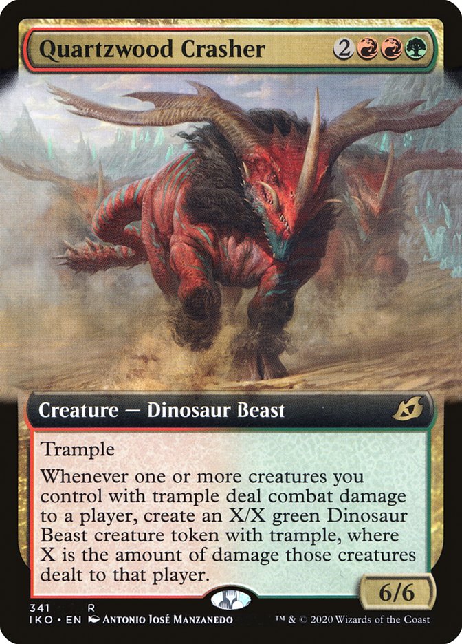 Quartzwood Crasher (Extended Art) [Ikoria: Lair of Behemoths] | Odin's Place