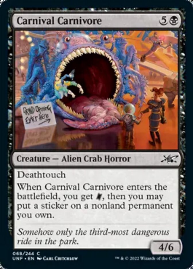 Carnival Carnivore [Unfinity] | Odin's Place