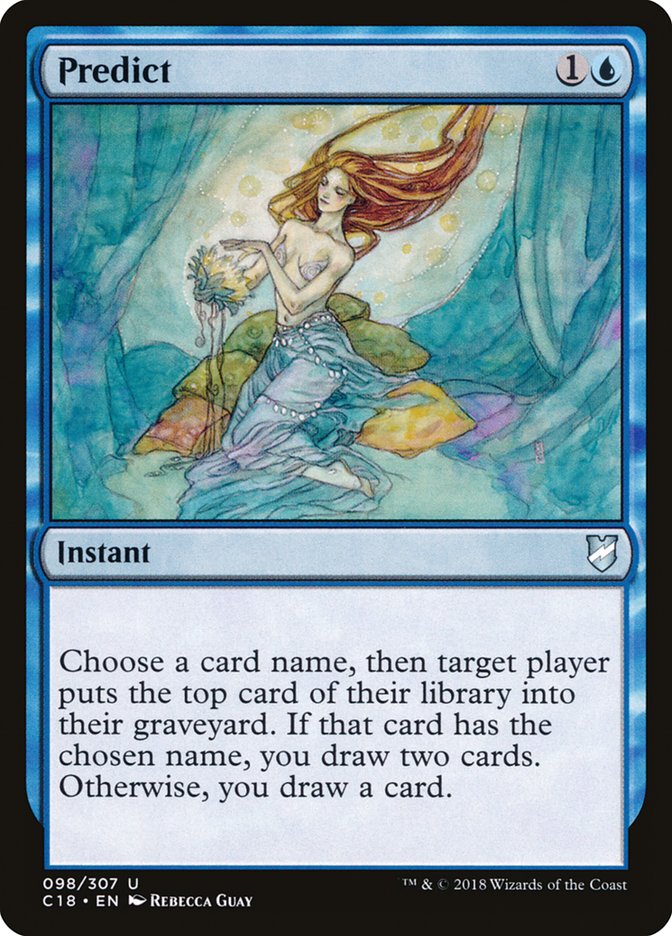 Predict (98) [Commander 2018] | Odin's Place